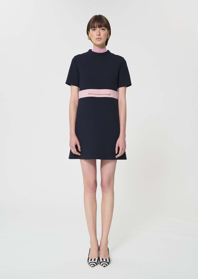 Robe Royce midnight blue double canvas Night TARA JARMON UK