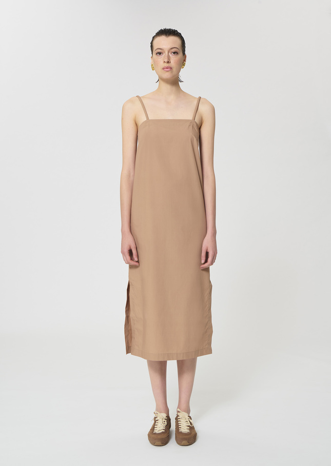 Rosabella dress beige poplin Miel TARA JARMON UK