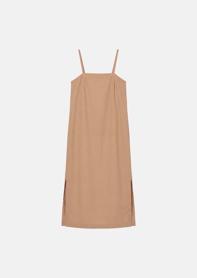 Rosabella dress beige poplin Miel TARA JARMON UK