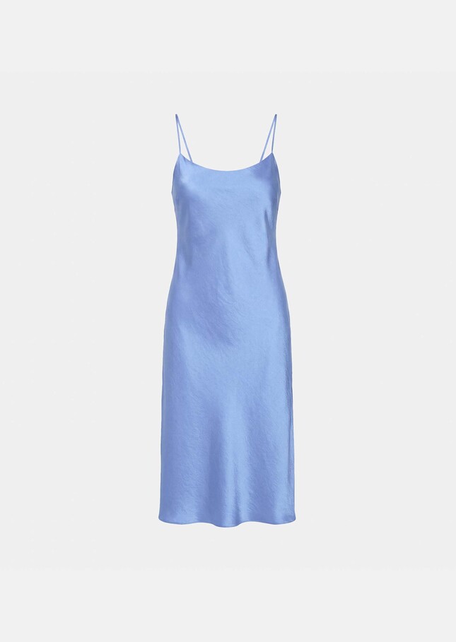 Reane dress sky blue satin Horizon TARA JARMON UK