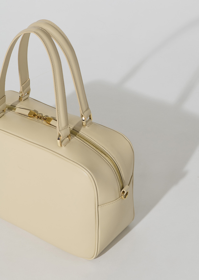 Solal bag ecru smooth leather Craie TARA JARMON UK