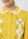 Giulian vest yellow cotton Mimosa TARA JARMON UK