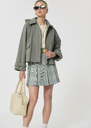 Trench Isaure green cotton Olive TARA JARMON UK