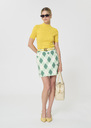 Janice Skirt ecru with patterns Jade TARA JARMON UK