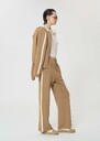 Parker Pants beige technical mesh Miel TARA JARMON UK