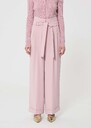 Pia Pants pale pink in fluid crepe Blush TARA JARMON UK