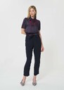 Paga Pants midnight blue in fluid crepe Night TARA JARMON UK