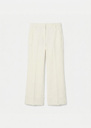 Pierre Pants ecru in powder grain canvas Off-white TARA JARMON UK