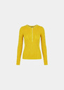 Paulie sweater yellow ribbed knit Mimosa TARA JARMON UK
