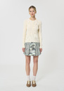Paulie sweater ecru ribbed knit Off-white TARA JARMON UK