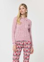 Paco sweater pale pink silky cotton Blush TARA JARMON UK