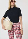 Perla Sweater midnight blue ribbed knit Night TARA JARMON UK