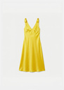 Romance Dress yellow satin Mimosa TARA JARMON UK