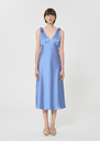 Romance Dress sky blue satin Horizon TARA JARMON UK