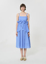 Renée Dress sky blue cotton voile Horizon TARA JARMON UK