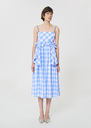 Renée Dress sky blue gingham Horizon TARA JARMON UK