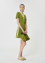 Ricca dress green technical mesh Pomme TARA JARMON UK