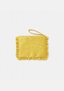 Sabrina clutch yellow duchess satin Mimosa TARA JARMON UK