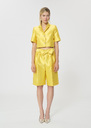 Short Simon yellow duchess satin Mimosa TARA JARMON UK