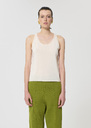 Tabatha Tank Top ecru cotton Off-white TARA JARMON UK