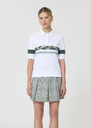 Taradaisy Polo white printed cotton White TARA JARMON UK