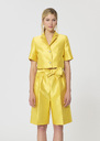 Violette Jacket yellow duchess satin Mimosa TARA JARMON UK