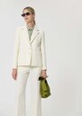 Valy Jacket unbleached canvas, grain of powder Off-white TARA JARMON UK