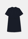 Blue double canvas dress Royce Night TARA JARMON UK