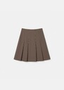 Jeanne skirt taupe-beige Taupe color TARA JARMON UK