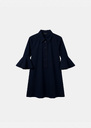 Roselia dress midnight blue poplin Night TARA JARMON UK