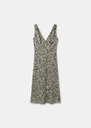 Romancia Dress Dark green floral print Vert anglais TARA JARMON UK