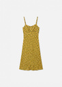 Romilda dress green printed leaves Pomme TARA JARMON UK