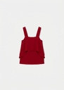 Top Tanina red in fluid crepe Cerise TARA JARMON UK