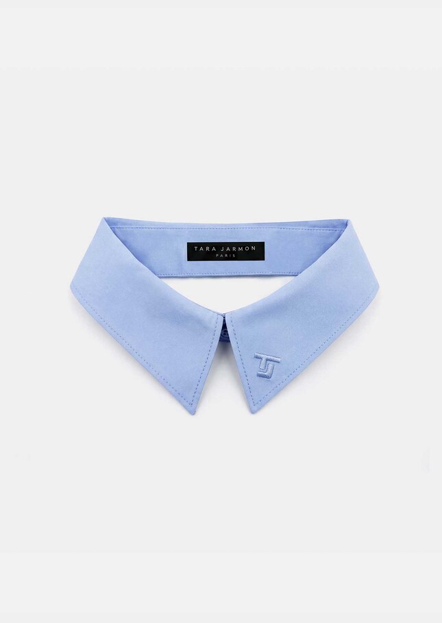 Antoine detachable collar sky blue Blue TARA JARMON UK