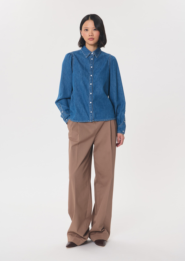 Chloé shirt long-sleeved denim Denim TARA JARMON UK
