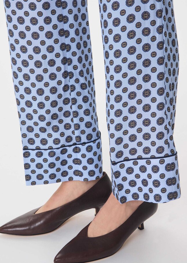 Pierre's Pants printed right light blue cloud Cloud TARA JARMON UK