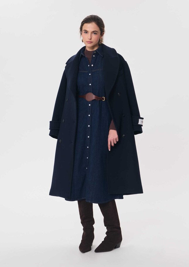 Ritchie dress raw buttoned denim Brut TARA JARMON UK