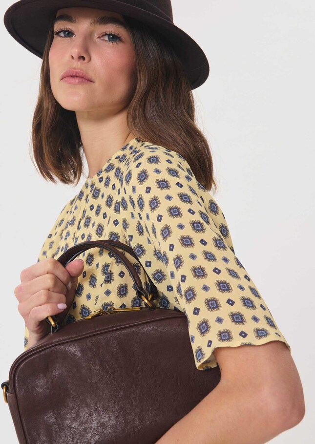Risha dress long vanilla polka dot print Vanilla TARA JARMON UK