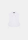 Alex Chest Protector white shirt collar White TARA JARMON UK