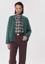 Giuliana vest thyme with patch pockets Thym TARA JARMON UK