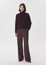 Gabrielle vest fig with a high neck Fig TARA JARMON UK