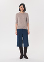 Paoline sweater hazelnut short-sleeved Nut brown TARA JARMON UK