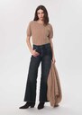 Pamela Sweater caramel short sleeves Caramel TARA JARMON UK