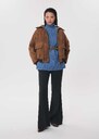 Piccolina Sweater blue turtleneck Blue TARA JARMON UK