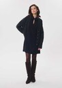 Roline Dress short navy blue dress with a bib front Night TARA JARMON UK