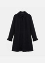 Roline Dress short black dress with contrasting bib Black TARA JARMON UK