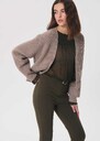 Top Truddie loose khaki long sleeves Khaki TARA JARMON UK