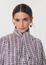 Calyce Shirt Tonka checkered lavallière Tonka TARA JARMON UK
