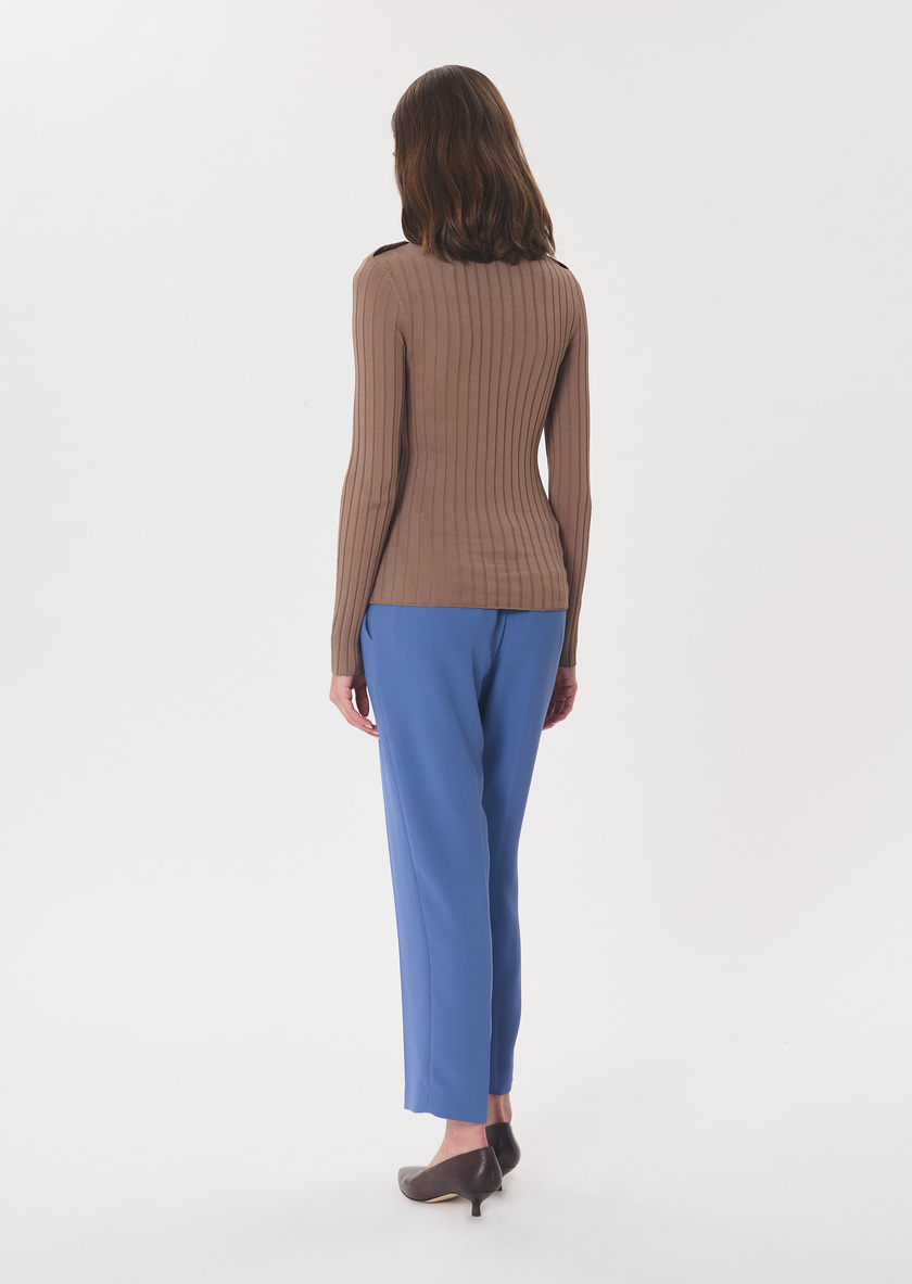 Prisca sweater caramel pockets Caramel TARA JARMON UK