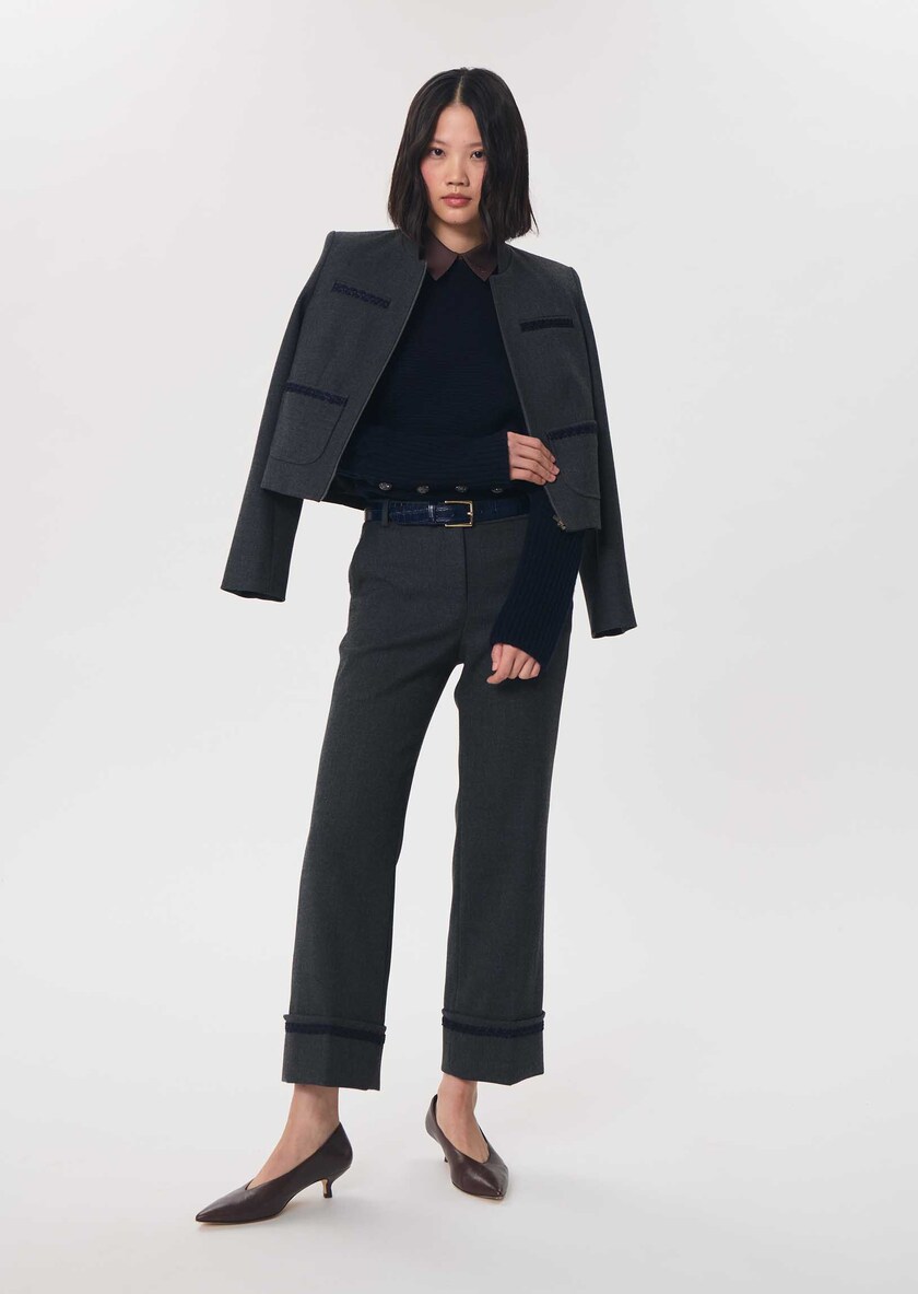 Valesco Jacket short right anthracite Grey TARA JARMON UK